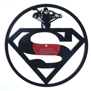 Vinyl Record Art - Superman