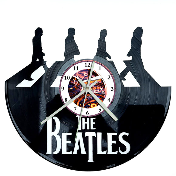 Vinyl Record Clock - The Beatles Abbey Rd