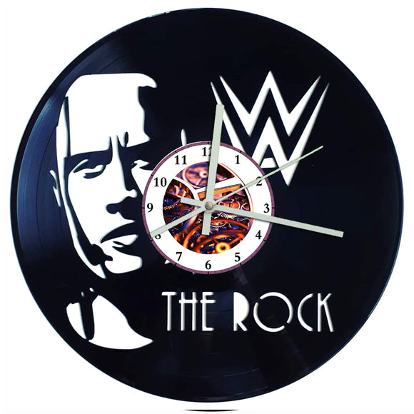 Vinyl Record Clock - The Rock