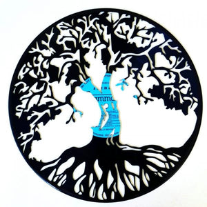 Vinyl Record Art - Detailed Tree of Life