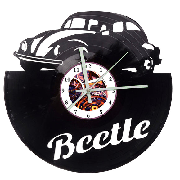 Vinyl Record Clock - V Dub Beetle