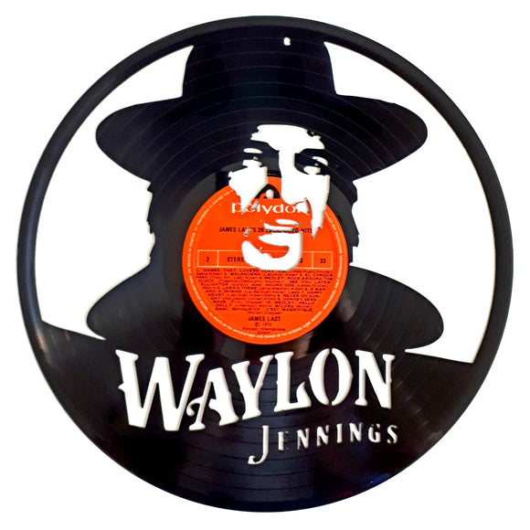 Vinyl Record Art - Waylon Jennings